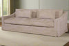Image of Lara Driftwood 96 Inch "Quick Ship" Slipcovered Sofa