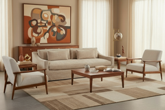Lara Driftwood 96 Inch "Quick Ship" Slipcovered Sofa