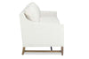 Image of Larissa 83 Inch 8-Way Hand Tied Three Seat Fabric Sofa With Exposed Wood Base