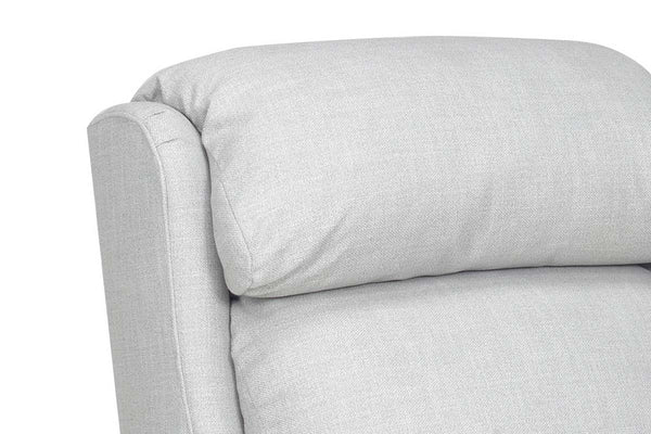 Laurel Transitional Bustle Back Fabric Recliner Chair With Inset Track Arms