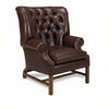 Cullen Leather Tufted Accent Chair