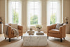 Image of Romana Contemporary Leather Tub Accent Chair