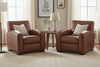 Image of Hayden Leather Contemporary Retro Club Chair