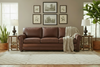 Image of Sheffield 86 or 94 Inch Deep Seated Select-A-Size Extra Large Leather Sofa