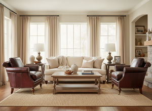 Wilson Leather Traditional Club Chair