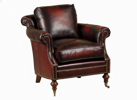 Wilson Leather Traditional Club Chair