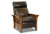 Image of Aldrich Arts And Crafts Style Mission Leather Recliner Chair