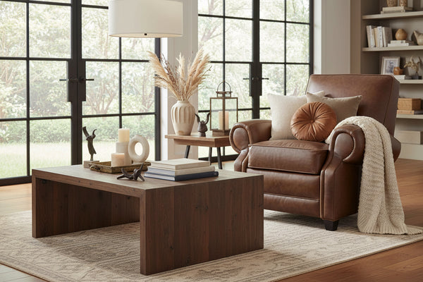 Richmond Large Leather Club Style Recliner