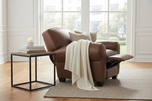 Sebastian Traditional Leather Reclining Club Chair