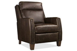 Leland Spanish Moss Dual Power "Quick Ship" Leather Transitional Recliner
