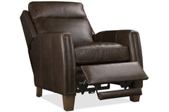 Leland Spanish Moss Dual Power "Quick Ship" Leather Transitional Recliner