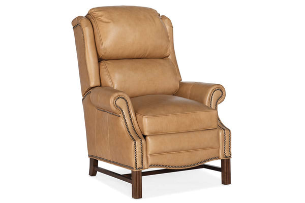 Leo Taupe "Quick Ship" High Back Recliner