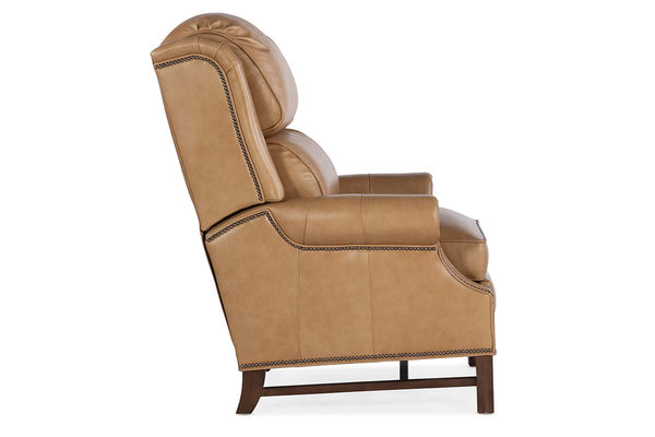 Leo Taupe "Quick Ship" High Back Recliner