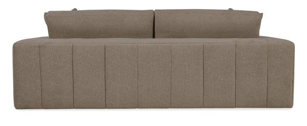 Aria 97 Inch "Quick Ship" Fabric Upholstered 2 Cushion Sofa