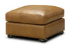 Image of Lex Leather Pillow Top Footstool Ottoman