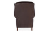 Image of Liam Chocolate "Quick Ship" Traditional Chippendale Wingback Recliner