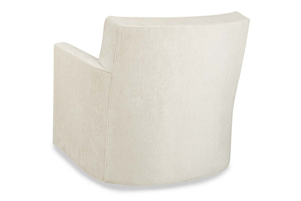 Lola Contemporary 8-Way Hand Tied Fabric 360 SWIVEL/GLIDER Tight Back Accent Chair