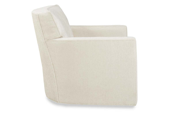 Lola Contemporary 8-Way Hand Tied Fabric 360 SWIVEL/GLIDER Tight Back Accent Chair