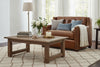 Image of London Leather Tufted Chair And 1/2