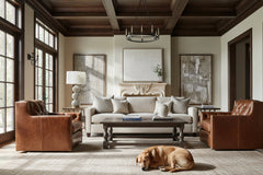 London Leather Tufted Swivel Accent Chair