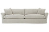 Image of Lowell XL 110 Inch Two Seat Cushion Slipcovered Fabric Sofa