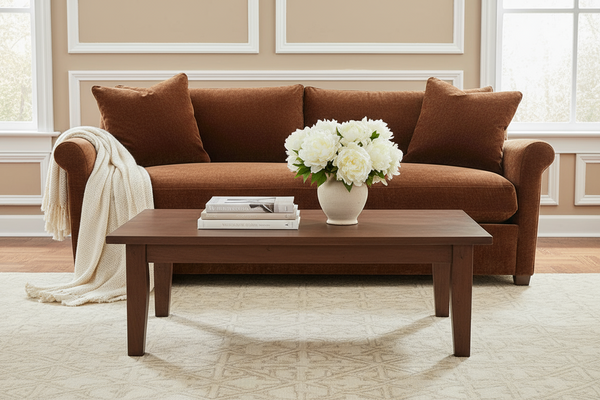 Lowell 84 Inch Fabric Single Bench Cushion Upholstered Sofa