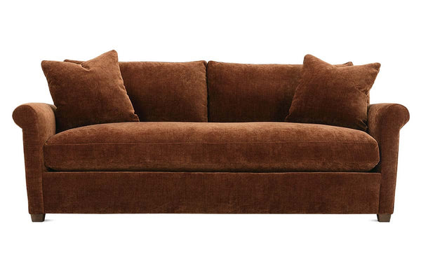 Lowell 84 Inch Fabric Single Bench Cushion Upholstered Sofa