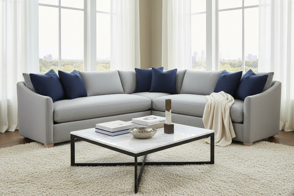 Luca Bench Seat Fabric Sectional