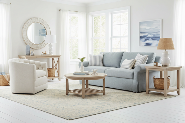 Lucia 8-Way Hand Tied Fabric 360 Swivel Tufted Barrel Accent Chair