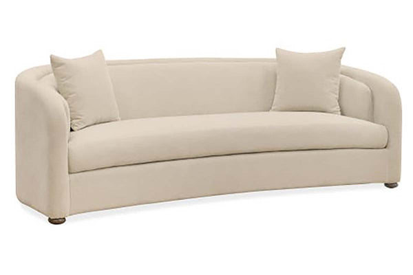 Luna Birch 96 Inch "Quick Ship" Oversized Bench Seat Fabric Sofa