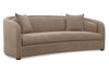Image of Luna Toast 96 Inch "Quick Ship" Oversized Bench Seat Fabric Sofa