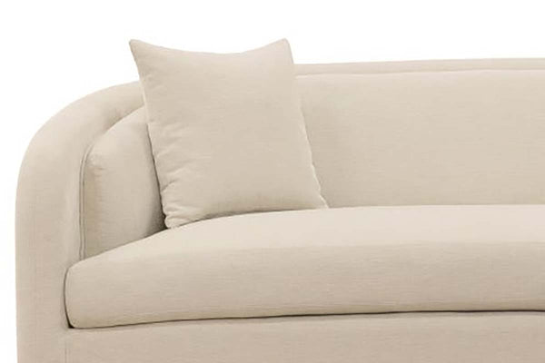 Luna Birch 96 Inch "Quick Ship" Oversized Bench Seat Fabric Sofa