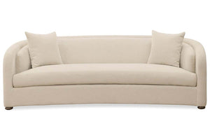 Luna Birch 96 Inch "Quick Ship" Oversized Bench Seat Fabric Sofa