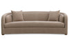 Image of Luna Toast 96 Inch "Quick Ship" Oversized Bench Seat Fabric Sofa