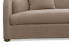 Image of Luna Toast 96 Inch "Quick Ship" Oversized Bench Seat Fabric Sofa
