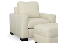 Lux Leather Modern Club Chair