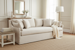 Maisie 95 Inch "Quick Ship" Sloping Track Arm Sofa