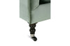 Image of Marjorie 71 Inch "Quick Ship" Single Bench Seat Sage Green Velvet Apartment Sofa