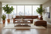 Image of Malone Two Piece Lounge Chaise Sectional (Version 1 As Configured)