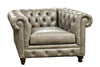 Image of Manchester Leather Chesterfield Club Chair