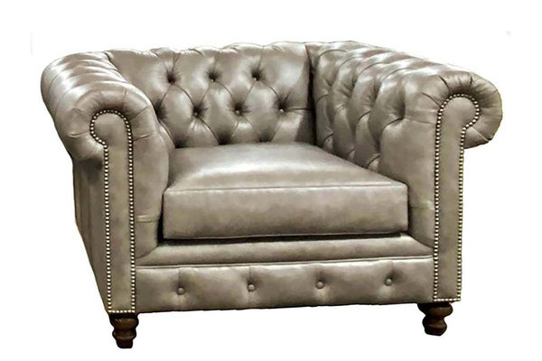 Benedict Leather Chesterfield Club Chair