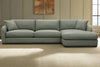 Image of Marco Two Piece Lounge Chaise Sectional (Version 1 As Configured)