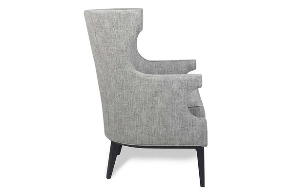 Margaret 8-Way Hand Tied Fabric Scoop Wingback Accent Chair