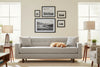 Image of Margo I 75 Inch Mid Century Modern Single Bench Cushion Apartment Sofa