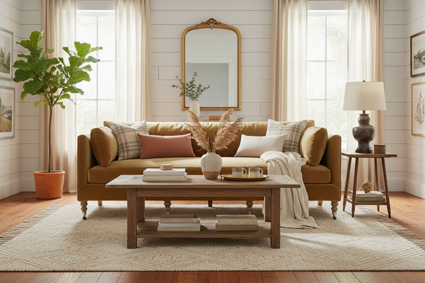 Marjorie 90 Inch "Quick Ship" Single Bench Seat Express Antiqued Amber Velvet Sofa