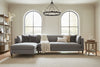 Image of Marjorie Two Piece Bench Seat Sectional Sofa