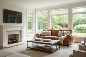 Marshall Traditional Leather Furniture Collection With Nailheads