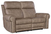 Image of Maxwell Camel "Quick Ship" ZERO GRAVITY Power Leather Reclining Loveseat