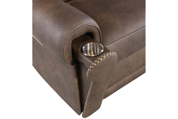 Maxwell Bark "Quick Ship" ZERO GRAVITY Wall Hugger Reclining Leather Living Room Furniture Collection