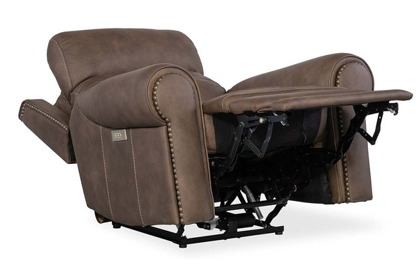 Maxwell Bark "Quick Ship" ZERO GRAVITY Wall Hugger Reclining Leather Living Room Furniture Collection
